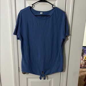Large Old Navy Indigo Knit Top
